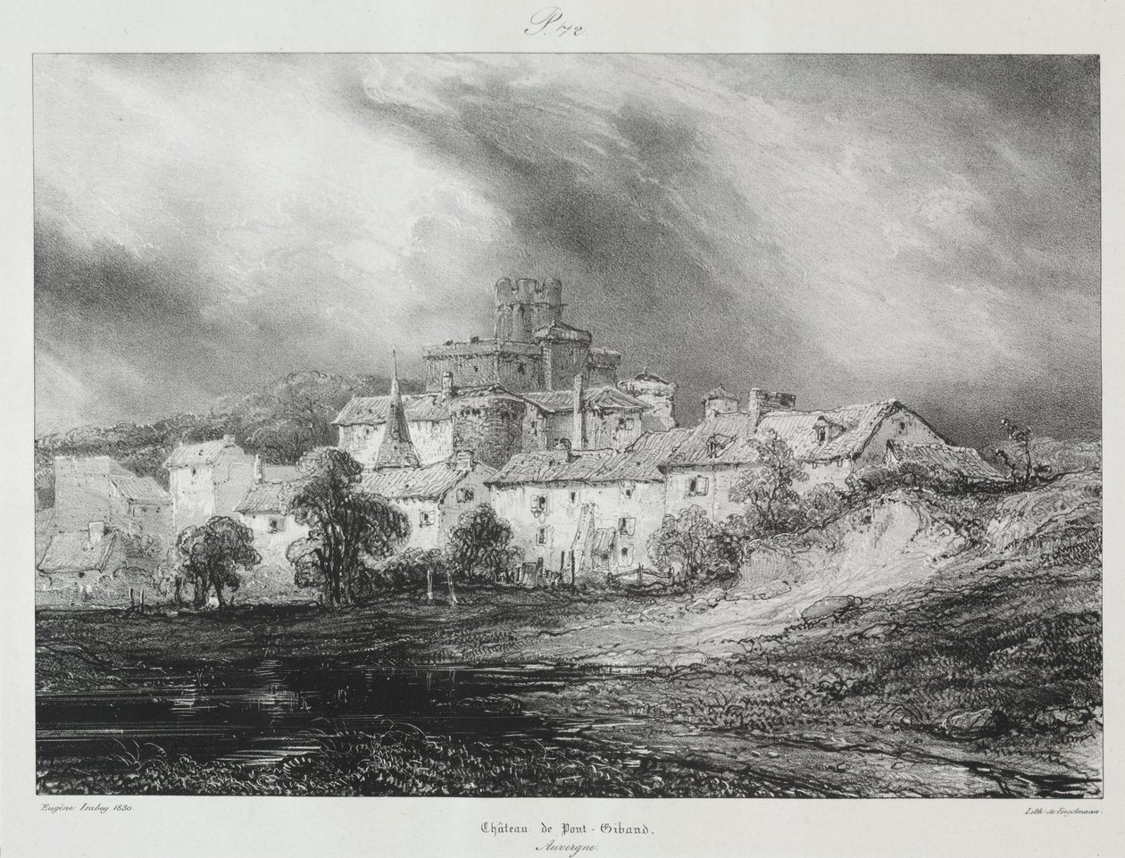 Viajes pintorescos y románticos en la antigua Francia, Auvernia..., 1830 de Eugene Isabey