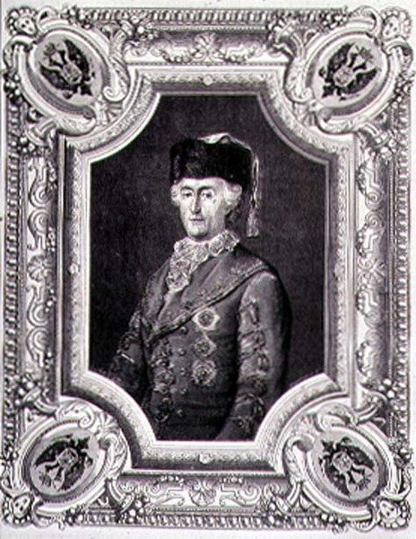 Retrato de Catalina II la Grande (1729-96) en Traje de Viaje, grabado por Stephane Pannemaker de Eugene Joseph (after) Viollat