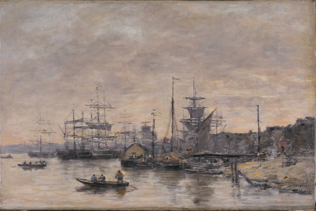 Burdeos, el puerto de Eugene Louis Boudin