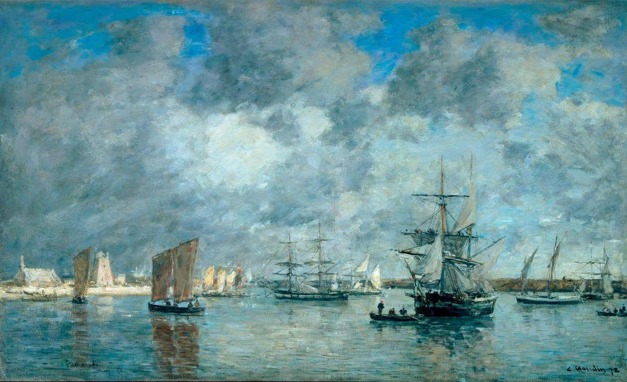 Puerto de Camaret-sur-Mer de Eugene Louis Boudin