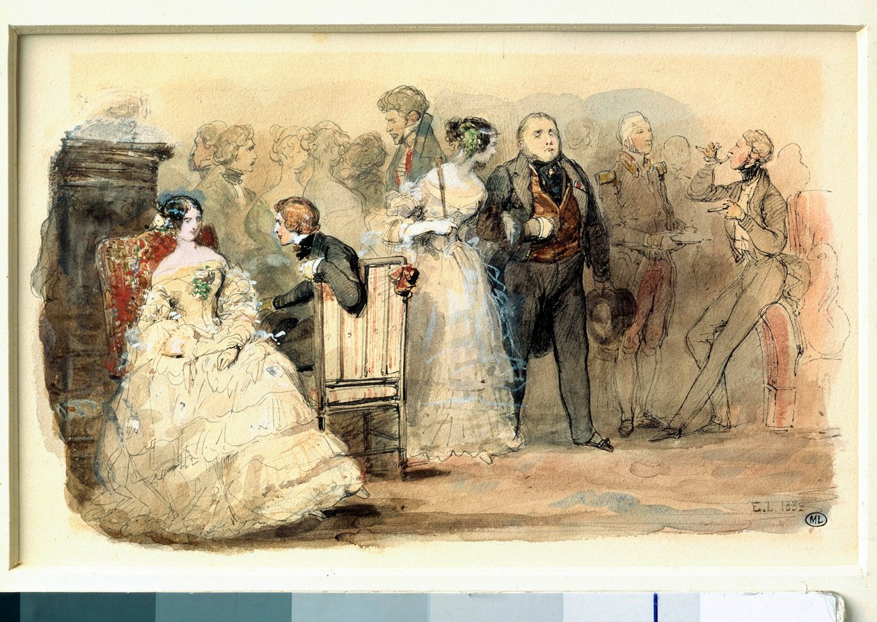 Una recepción bajo Luis Felipe de Eugene Louis Lami