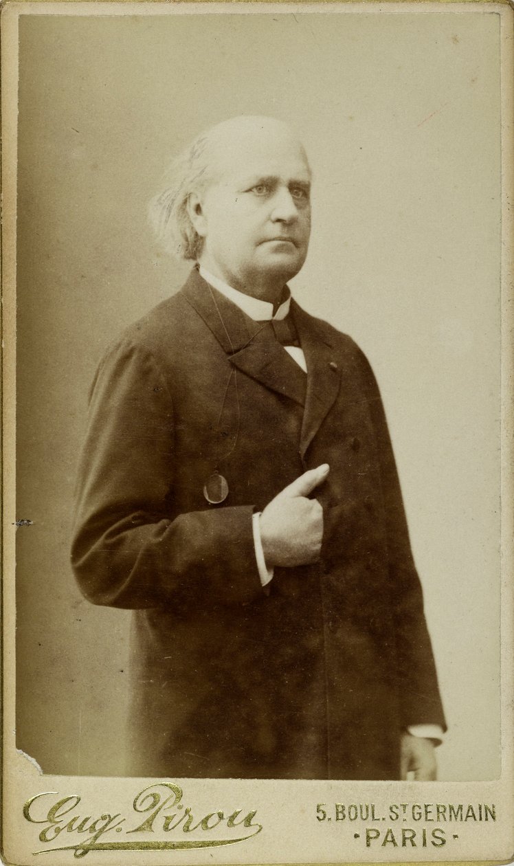 Retrato de Leconte de Lisle 1818-1894, c. 1870 de Eugene Pirou