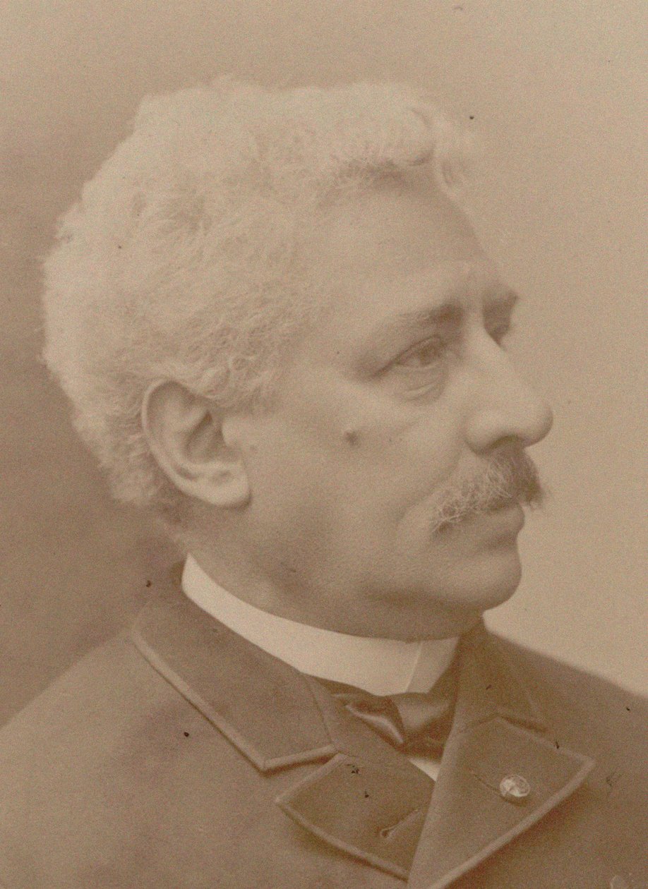 Retrato del compositor Olivier Métra 1830-1889, 1870s de Eugene Pirou