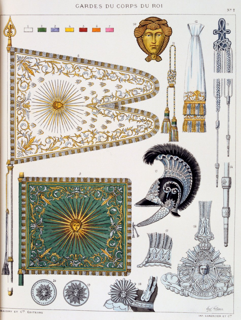 Gardes-du-Corps de Roi, Insignia de Eugene Titeux