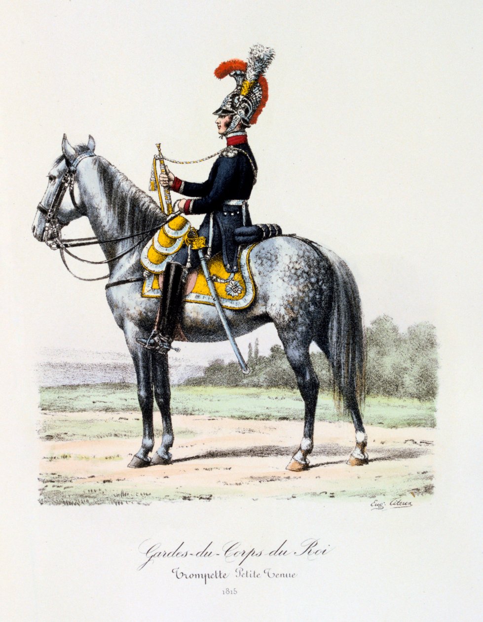 Gardes-du-Corps de Roi, Trompetista petite tenue de Eugene Titeux