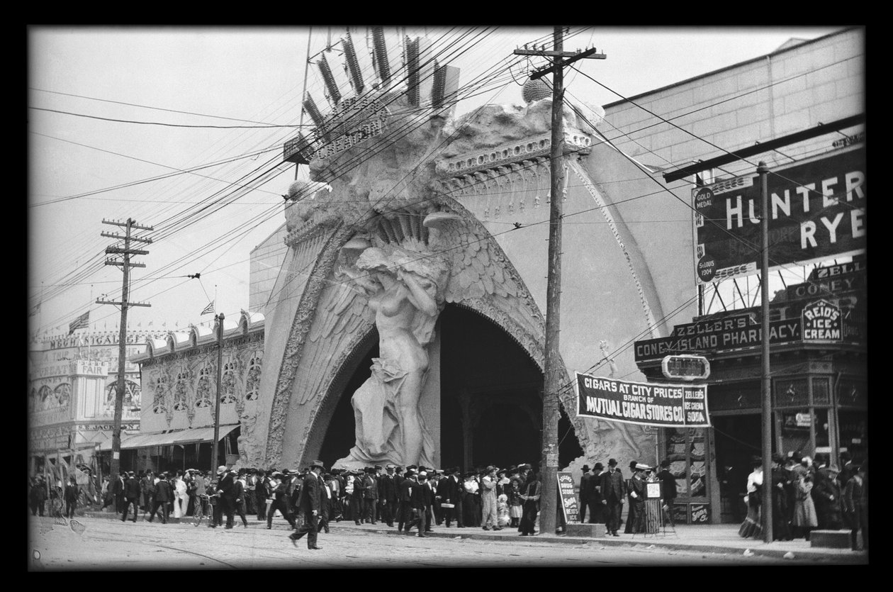 Entrada a Dreamland, 1908 de Eugene Wemlinger