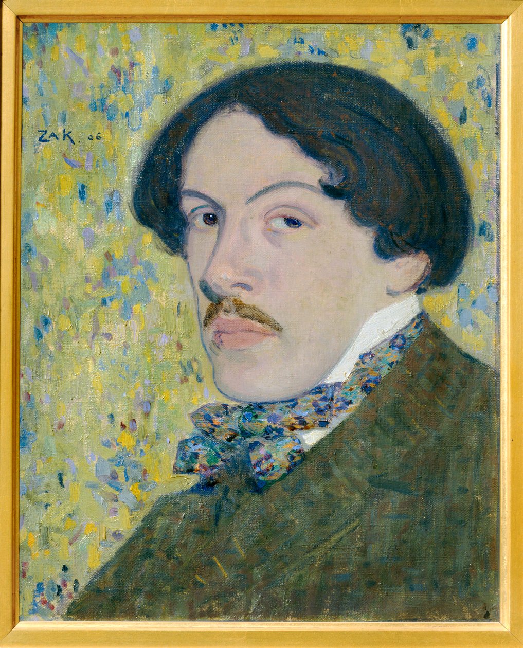 Portrait du peintre Leopold Gottlieb - Retrato del pintor Leopold Gottlieb ... de Eugene Zak