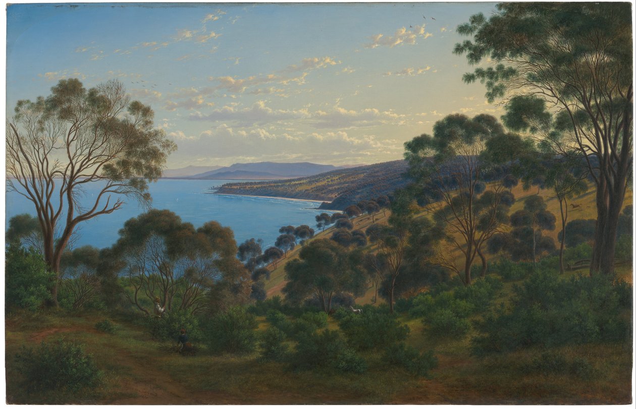 Dandenong Ranges desde "Beleura" de Eugene von Guérard