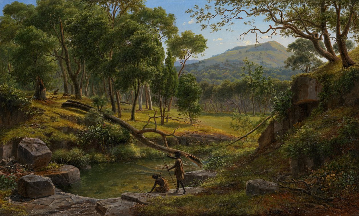 Colinas de Warrenheip, cerca de Ballarat de Eugene von Guérard