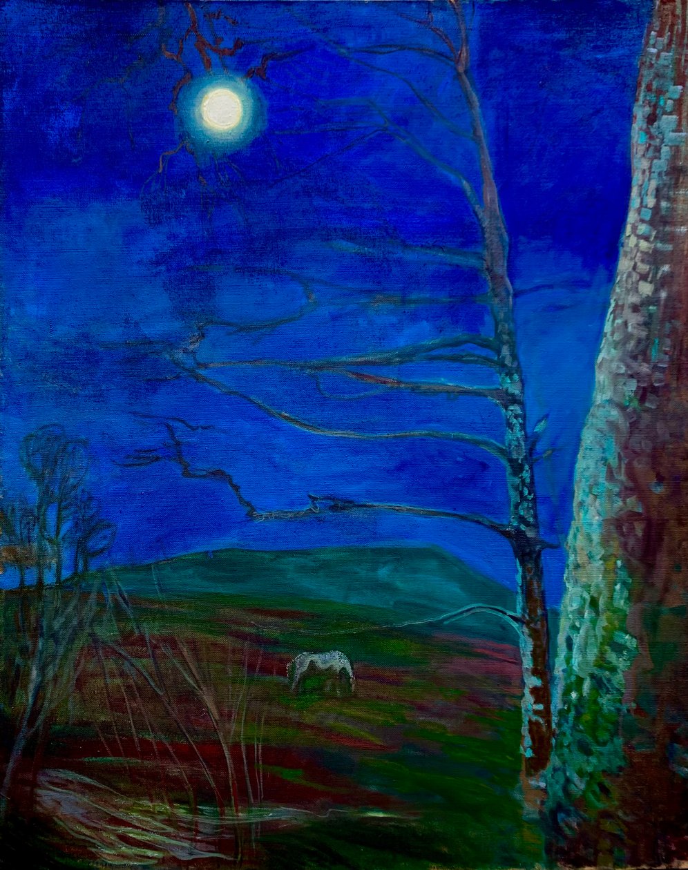 Luna de flores (pintura) de Eugenie Vronskaya