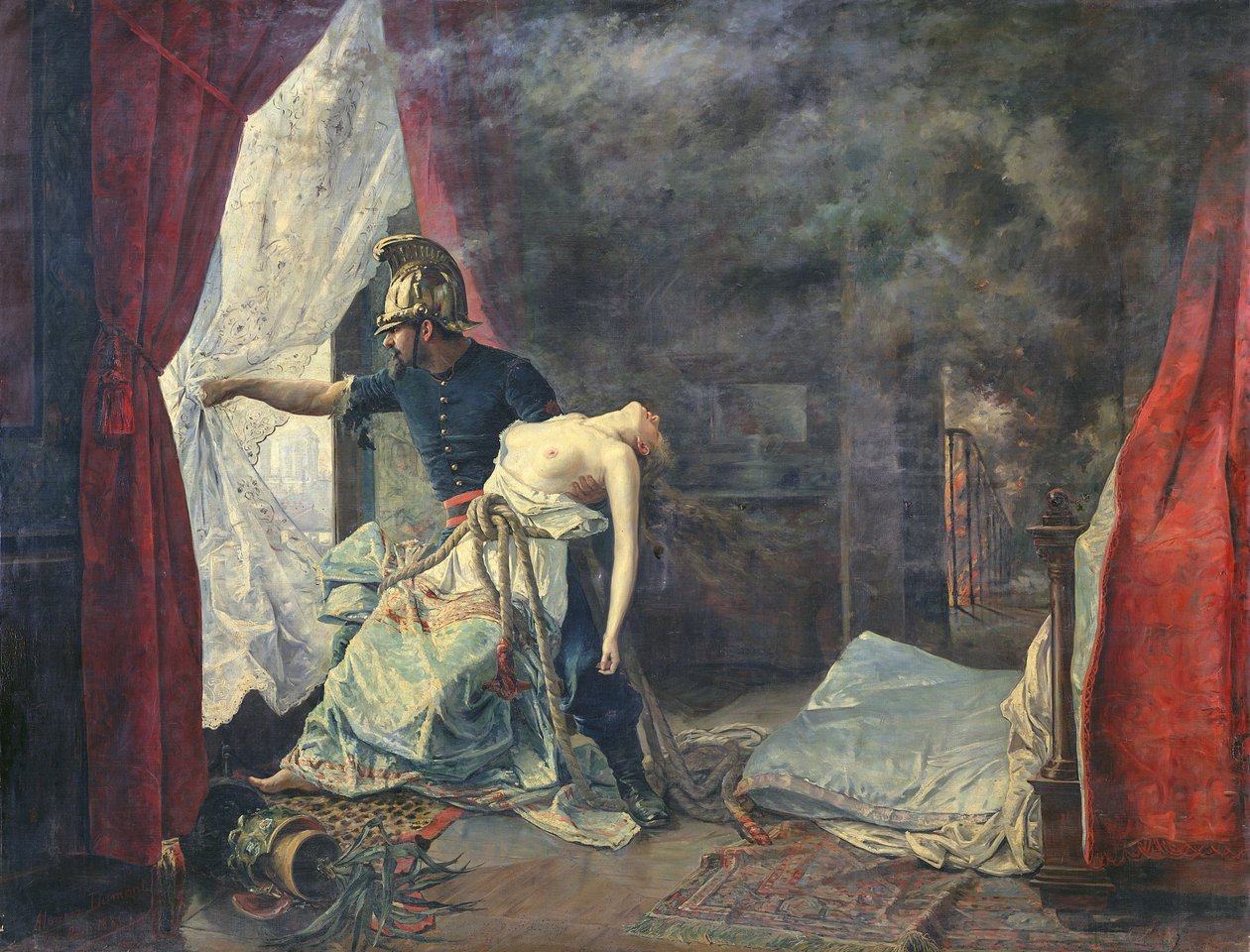 Un Rescate en París, 1886 de Eugenio Alvarez Dumont