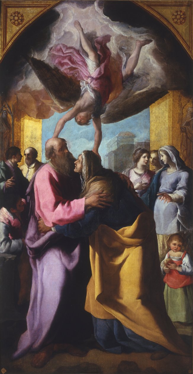 El abrazo en la Puerta Dorada de Eugenio Caxes