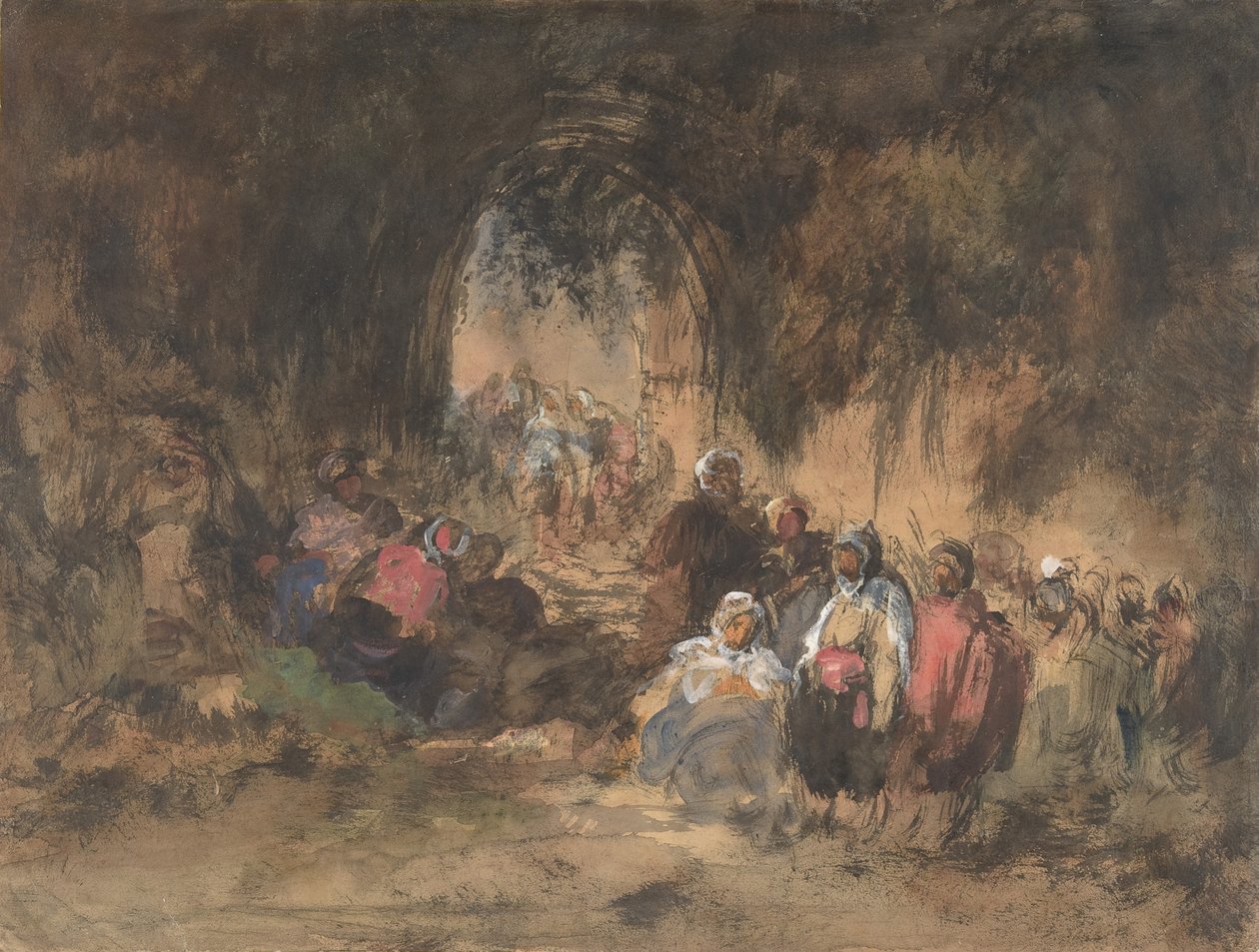Árabes Descansando de Eugenio Lucas Villamil