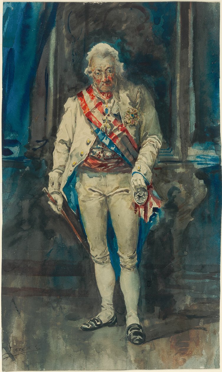 Rey Carlos IV de España de Eugenio Lucas y Padilla