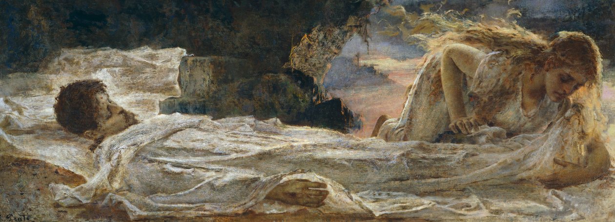Cristo y María Magdalena de Eugenio Prati