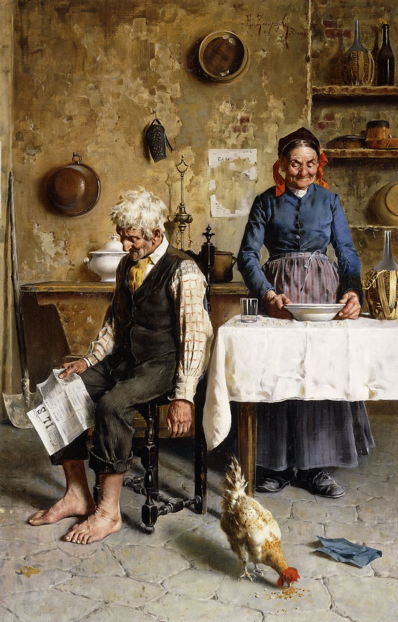 Felicidad doméstica de Eugenio Zampighi