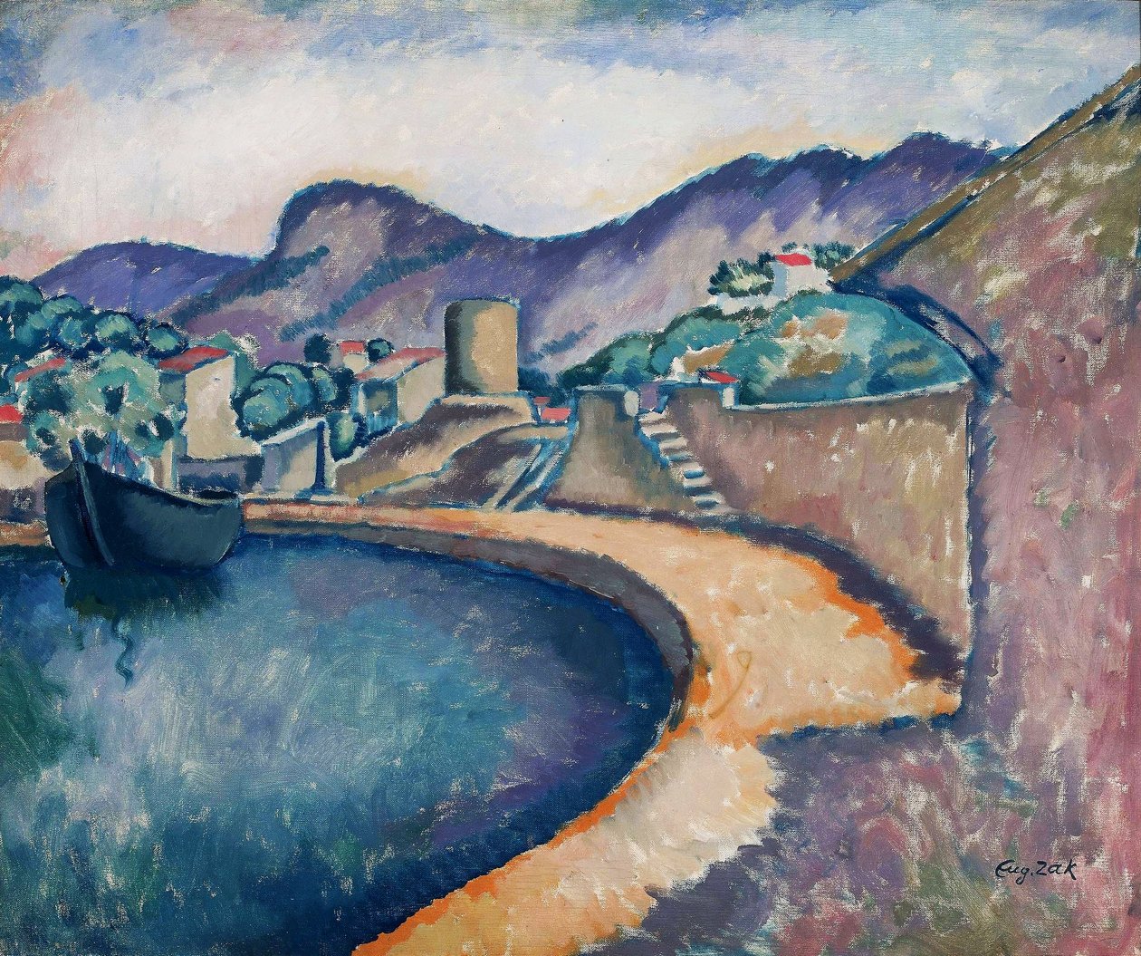 Paisaje costero en el sur de Eugeniusz Zak