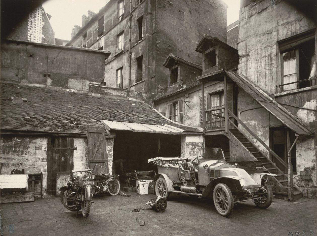Patio, calle de Valence de Eugène Atget