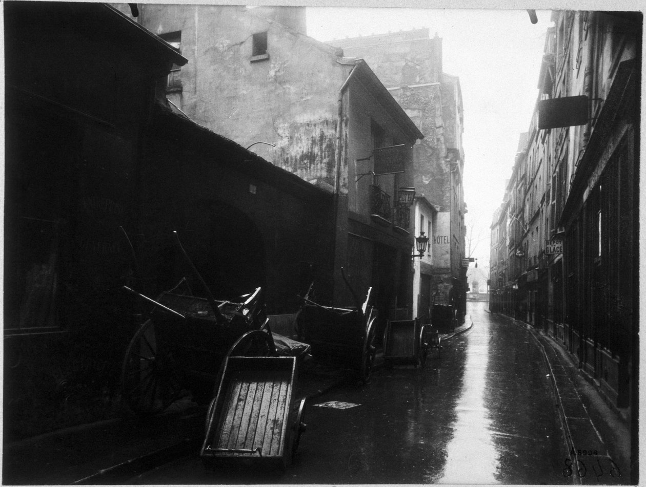 La calle de Bievre - fotografía de Eugene Atget de Eugène Atget