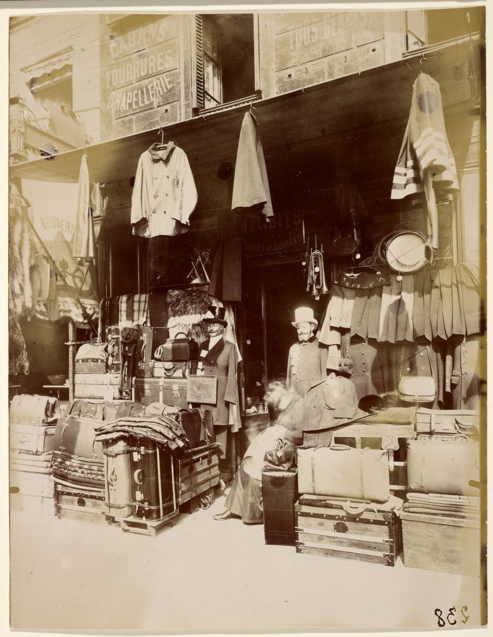 Rue du Petit Thouars [sic] (calle del Pequeño Thouars) de Eugène Atget