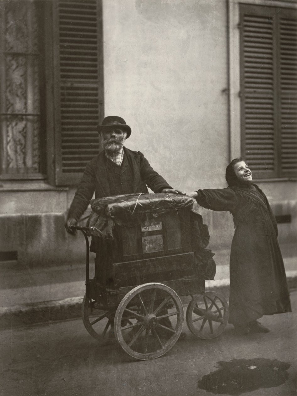Músicos callejeros de Eugène Atget