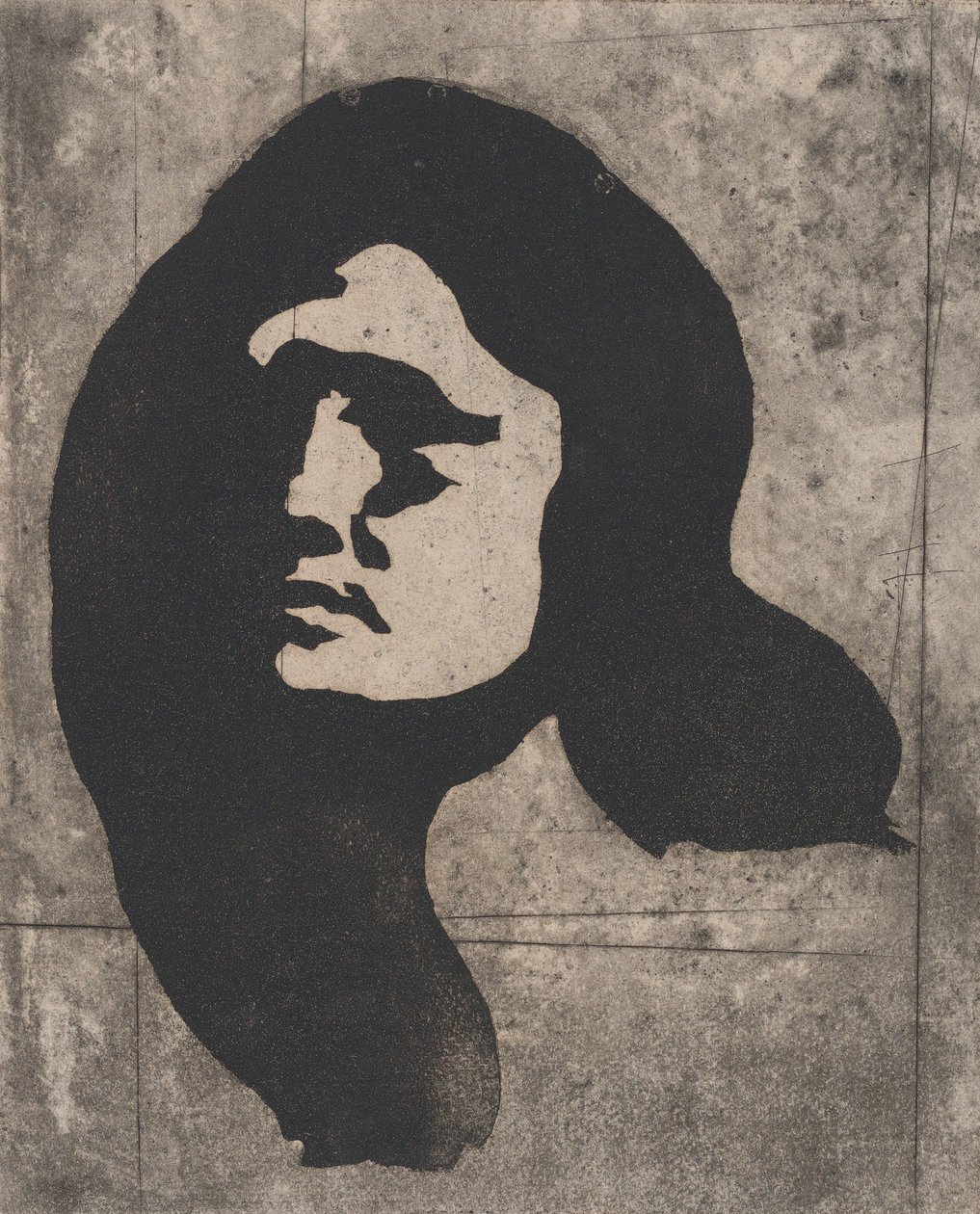 Cabeza de una mujer, ca. 1904 de Eugène Carrière