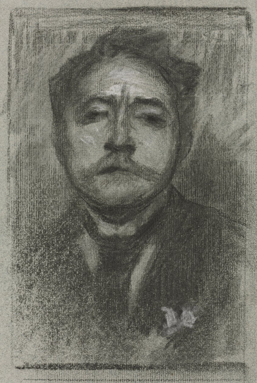 Retrato de Jean Ajalberto de Eugène Carrière