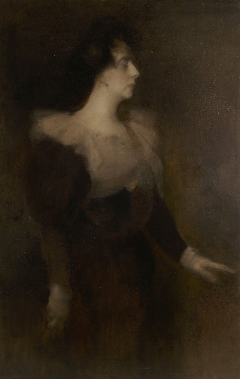 Retrato de Pauline Ménard-Dorian 1870-1941, c. 1890 de Eugène Carrière