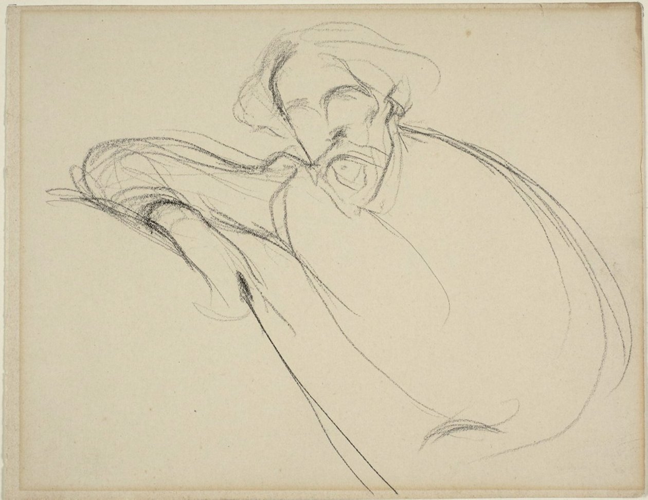 Estudio de Alphonse Daudet de Eugène Carrière