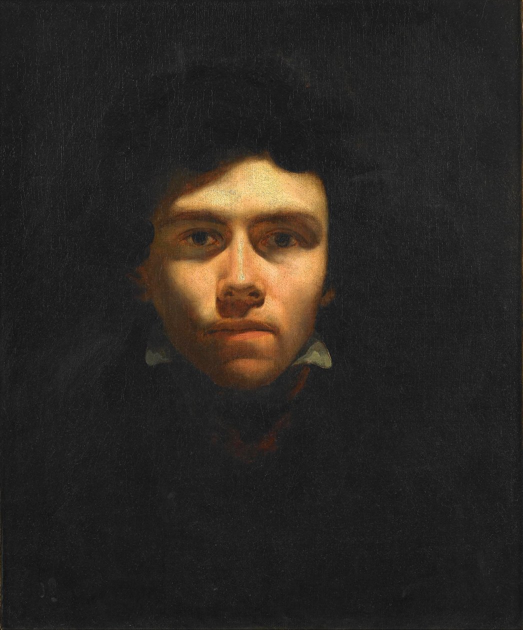 Autorretrato, ca 1816 de Eugène Delacroix