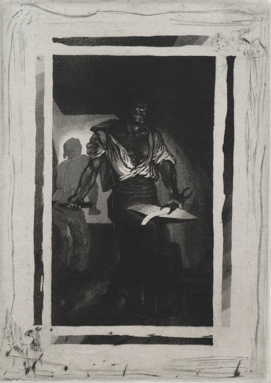 El herrero de Eugène Delacroix