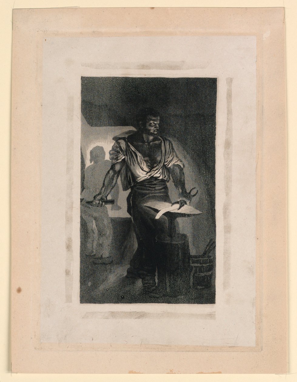 El herrero de Eugène Delacroix
