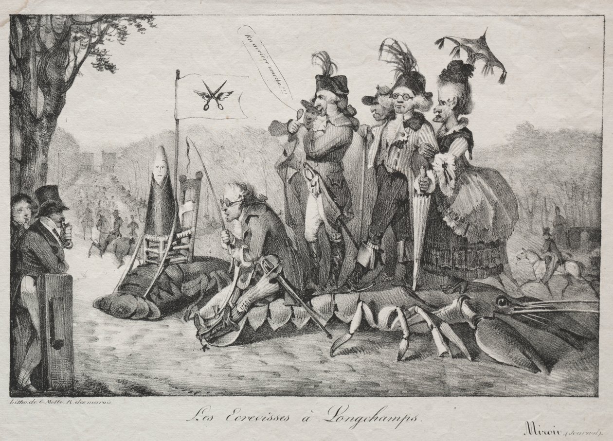 El Cangrejo de Longchamps de Eugène Delacroix