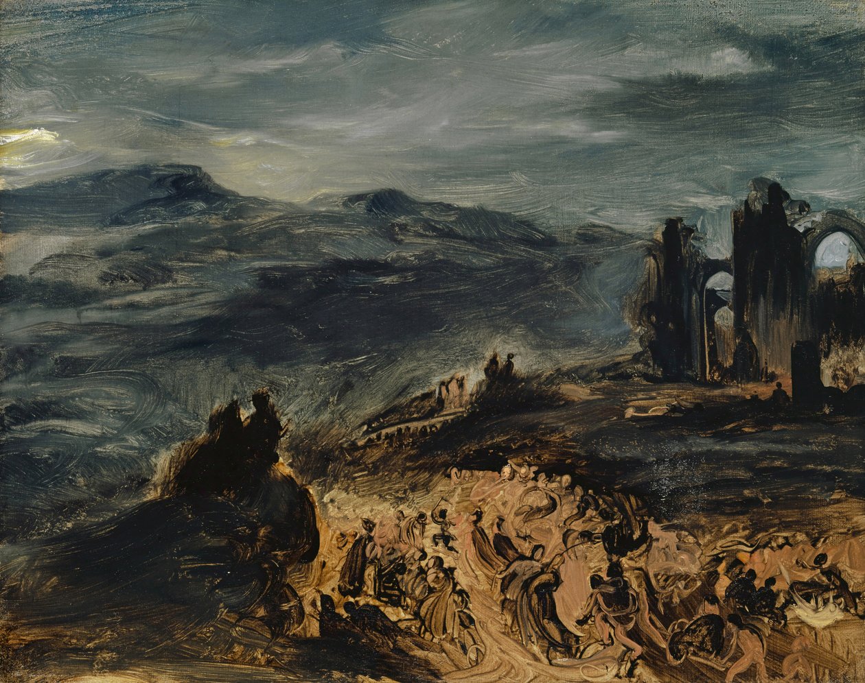El aquelarre de Eugène Delacroix