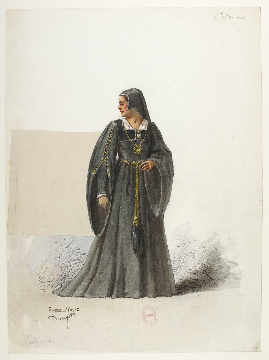 Btv1b84558104 72 - Saint-Saëns - Enrique VIII - Modelos de trajes - Lacoste - 70. Leyendas con collette de Eugene Lacoste
