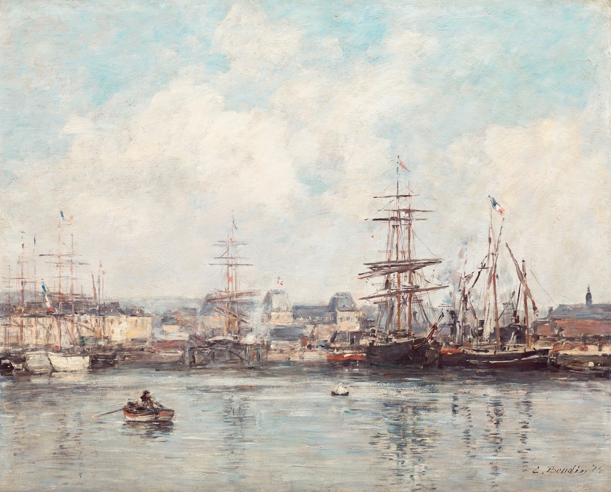 Cuenca Casimir Delavigne en Le Havre de Eugene Louis Boudin