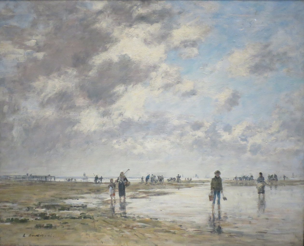 Marea baja, Berck de Eugene Louis Boudin