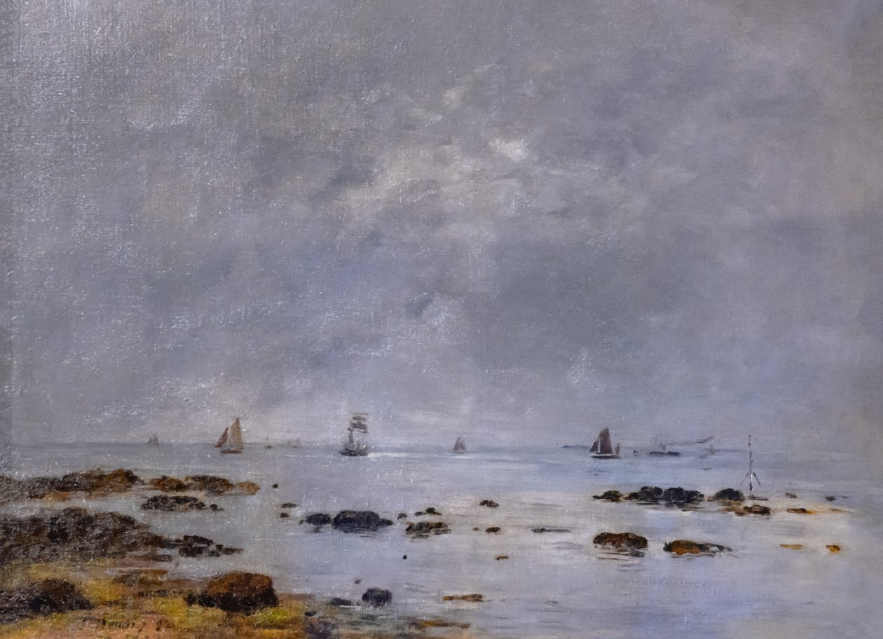 Marina - la calma de Eugene Louis Boudin
