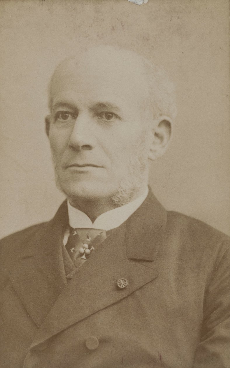 Retrato de Constant-Louis-Jean-Benjamin Jaurès (1823-1889), (almirante, diplomático, político) de Eugene Pirou