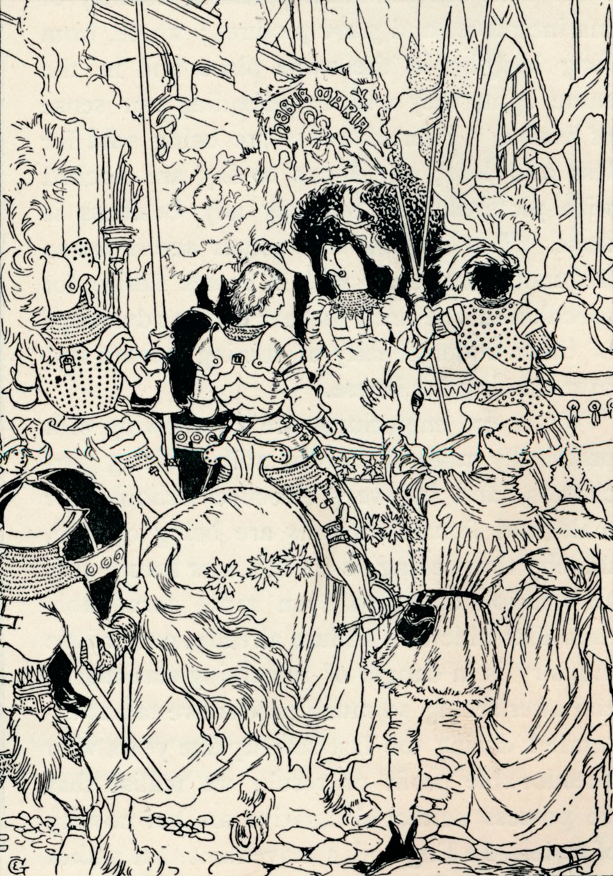Juana de Arco en Orleans de Eugene Grasset