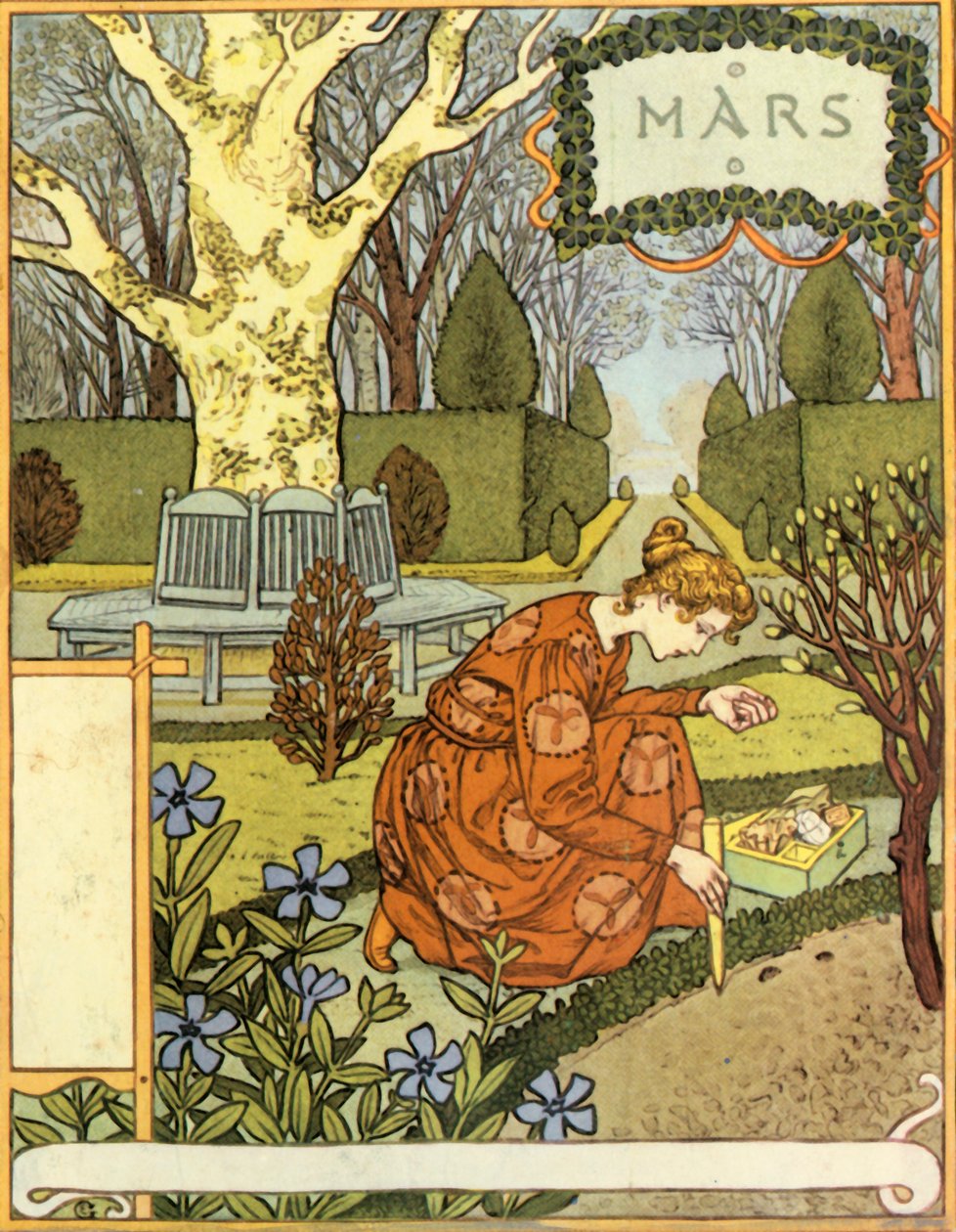 Marte, 1896 de Eugene Grasset