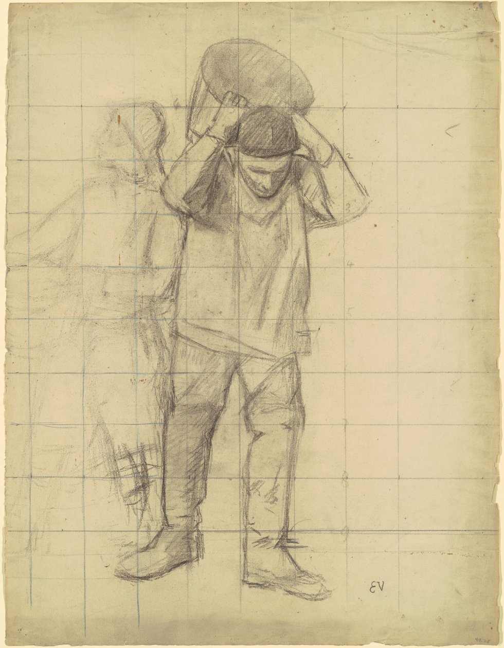 Estudio para "Pêcheurs de la mer du Nord" (Estudio para "Pescadores del Mar del Norte") de Eugène Vail