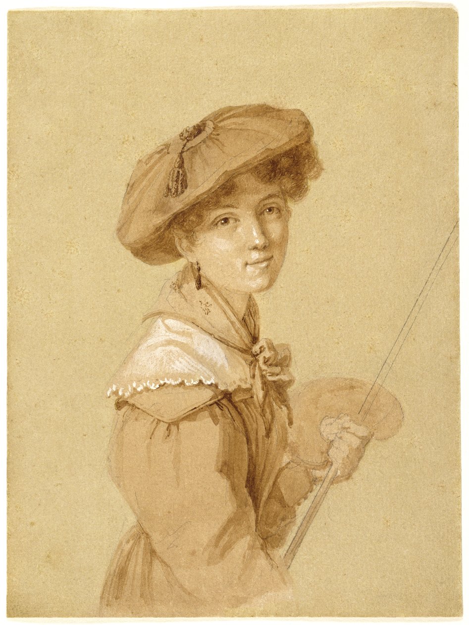 Autorretrato, 1820-29 de Eugénie Tripier Lefranc
