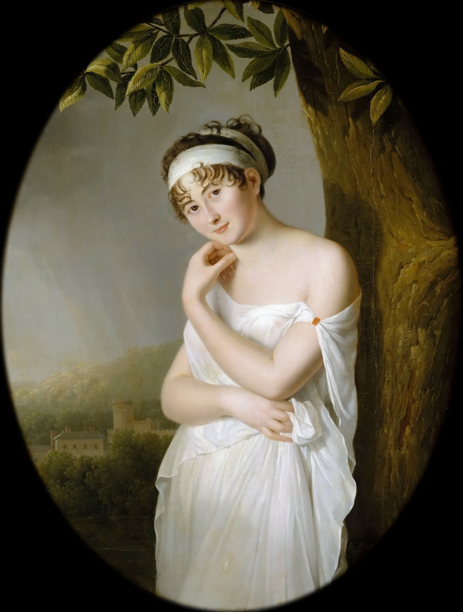 Retrato de Madame Récamier, nacida Julie Bernard 1777-1849 de Eulalie Morin