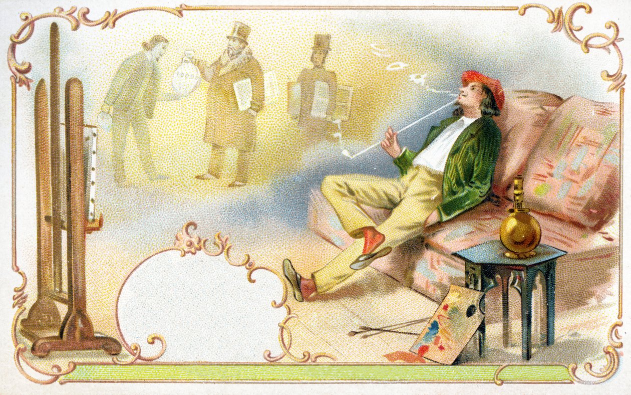 Los sueños del artista, 1900 de European School