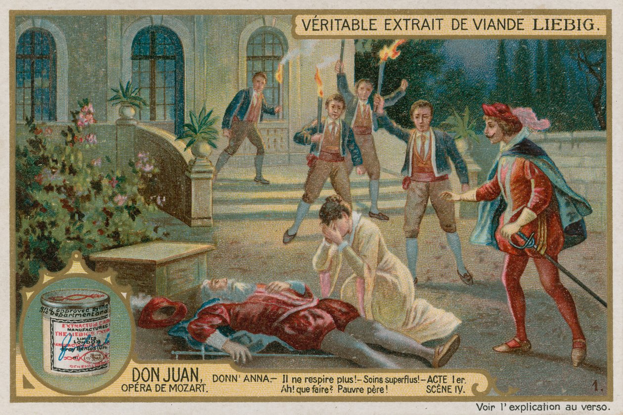 Muerte del Comendador (cromolito) de European School
