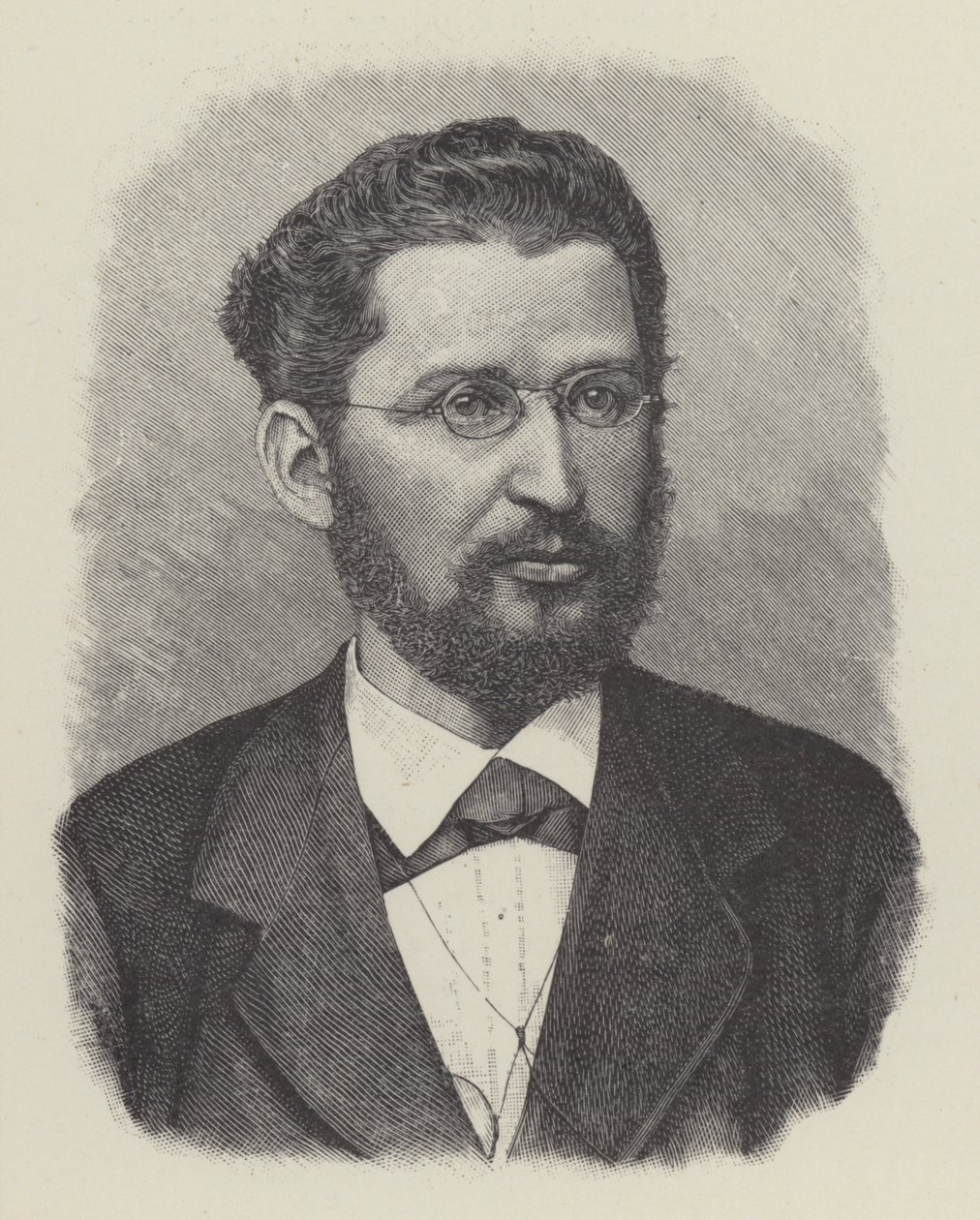 Edward Bernstein, filósofo y político socialdemócrata alemán (litografía) de European School