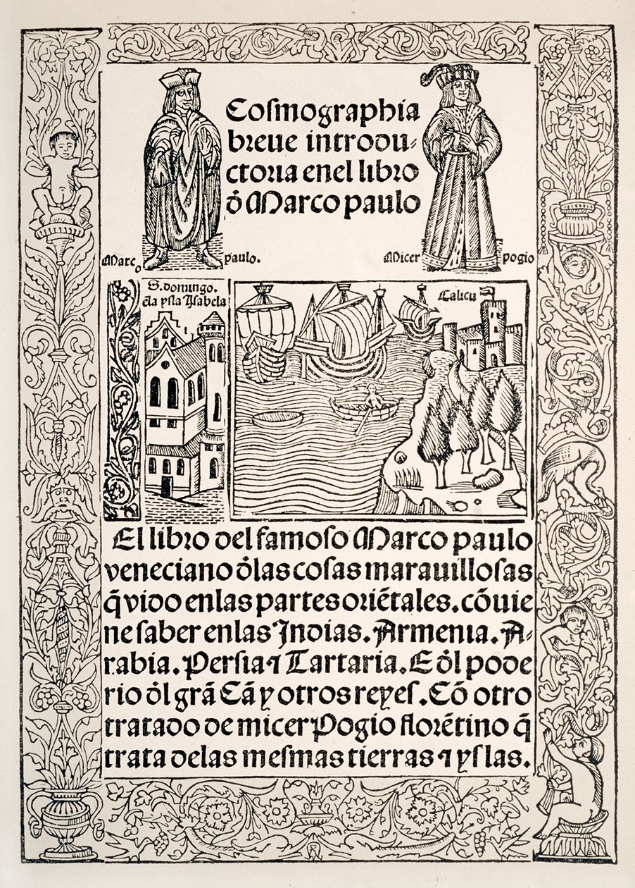Frontispicio de El millón de Marco Polo de European School