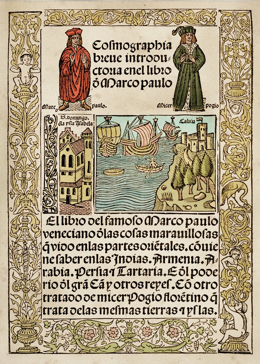 Frontispicio de El millón de Marco Polo de European School