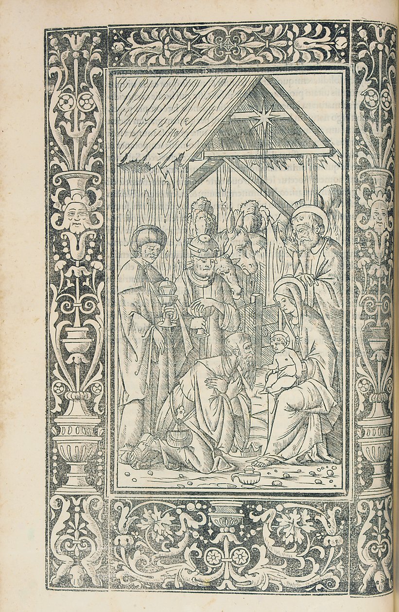 Ilustración del Decachordum Christianum de Marcus Vigerius (1446-1516), Fano de European School